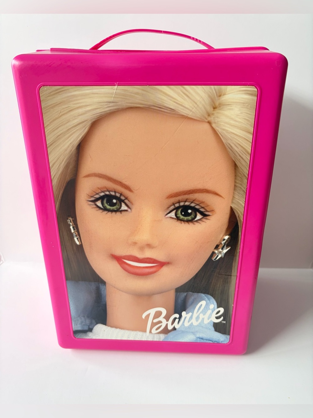 Vintage 1999 Barbie doll trunk carrying case